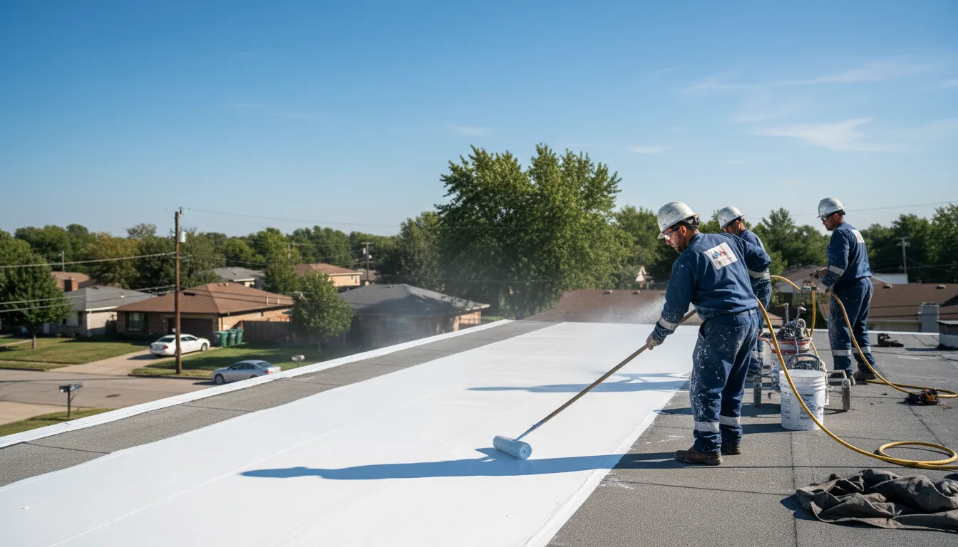 Commercial roof coating in Columbus, MT near me
